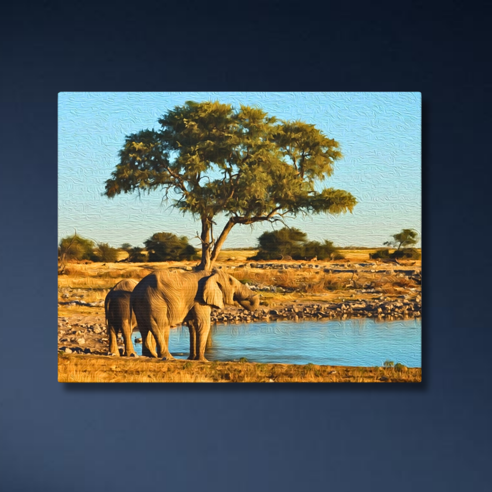 Maun, Botswana | Original Series Gallery Canvas detail