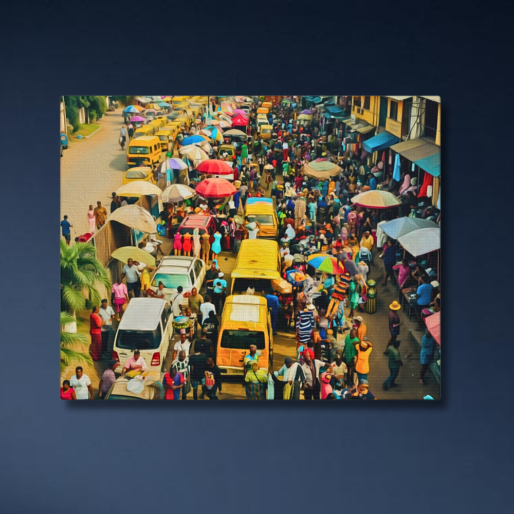 Lagos, Nigeria | Original Series Gallery Canvas detail