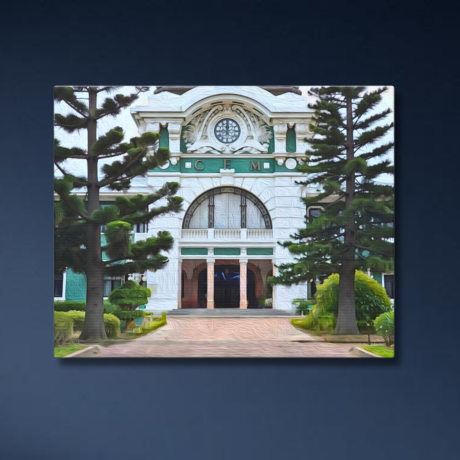 Maputo, Mozambique | Original Series Gallery Canvas — Research Area, close-up detail