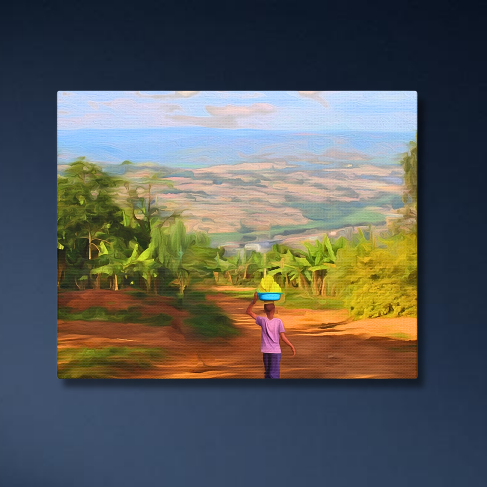 Kigali, Rwanda | Original Series Gallery Canvas detail