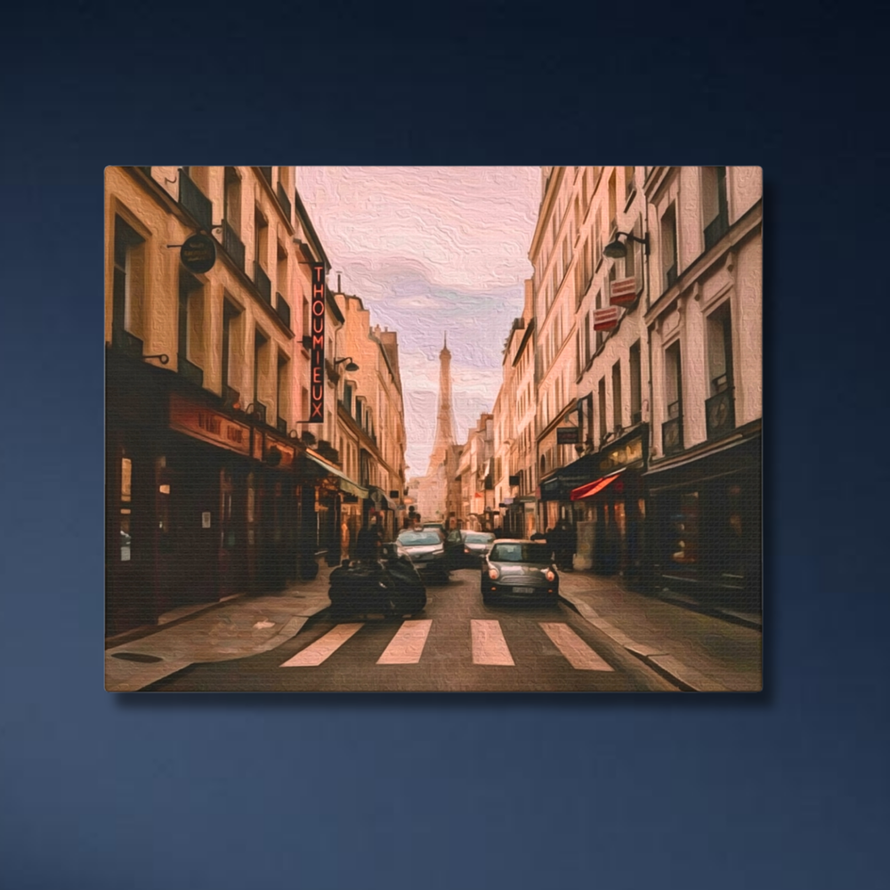 Paris, France | Original Series Gallery Canvas detail