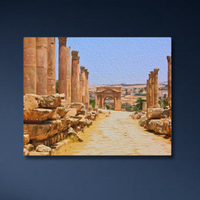 Ancient Roman Ruins Pathway — close-up thumbnail