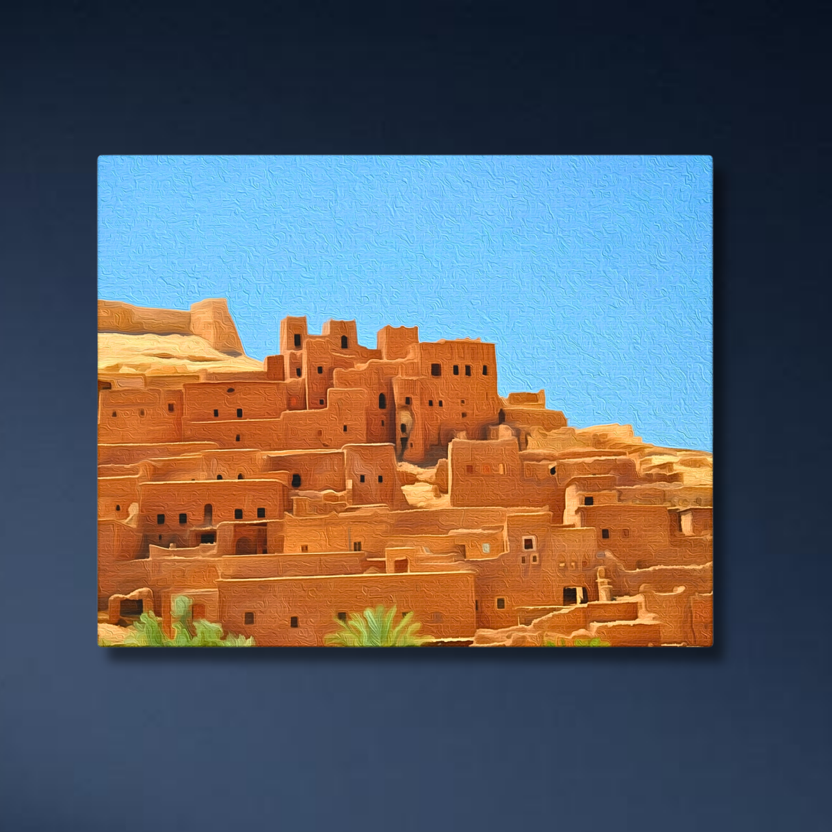 Ait Benhaddou, Morocco | Ancient Fortified Village | Original Series Gallery Canvas close-up detail