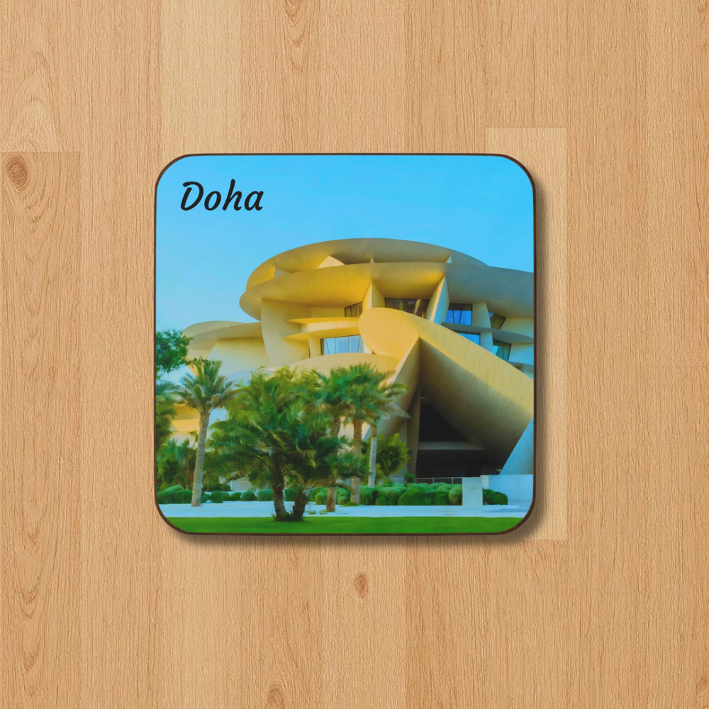 Doha, Qatar | Original Series Hardboard Coaster