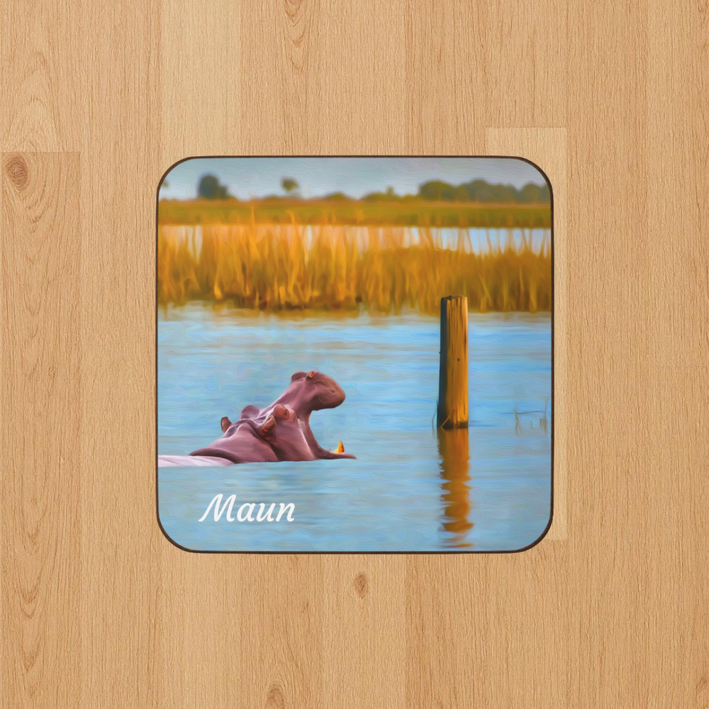 Maun, Botswana | Original Series Hardboard Coaster
