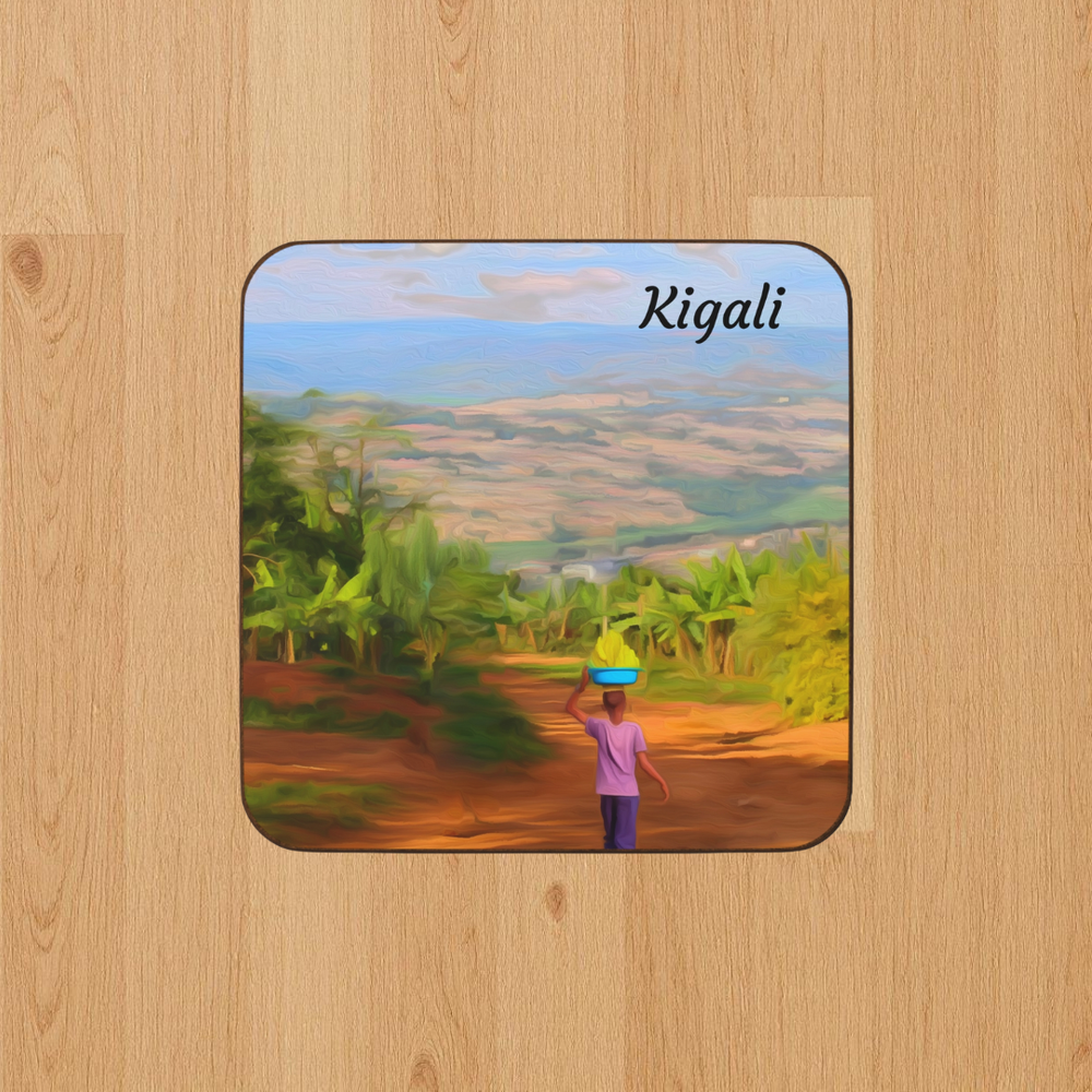 Kigali, Rwanda | Original Series Hardboard Coaster