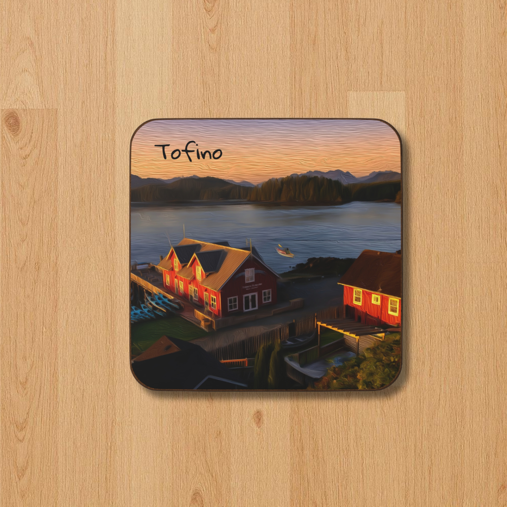 Tofino, British Columbia | Original Series Hardboard Coaster | The Painted Passport®