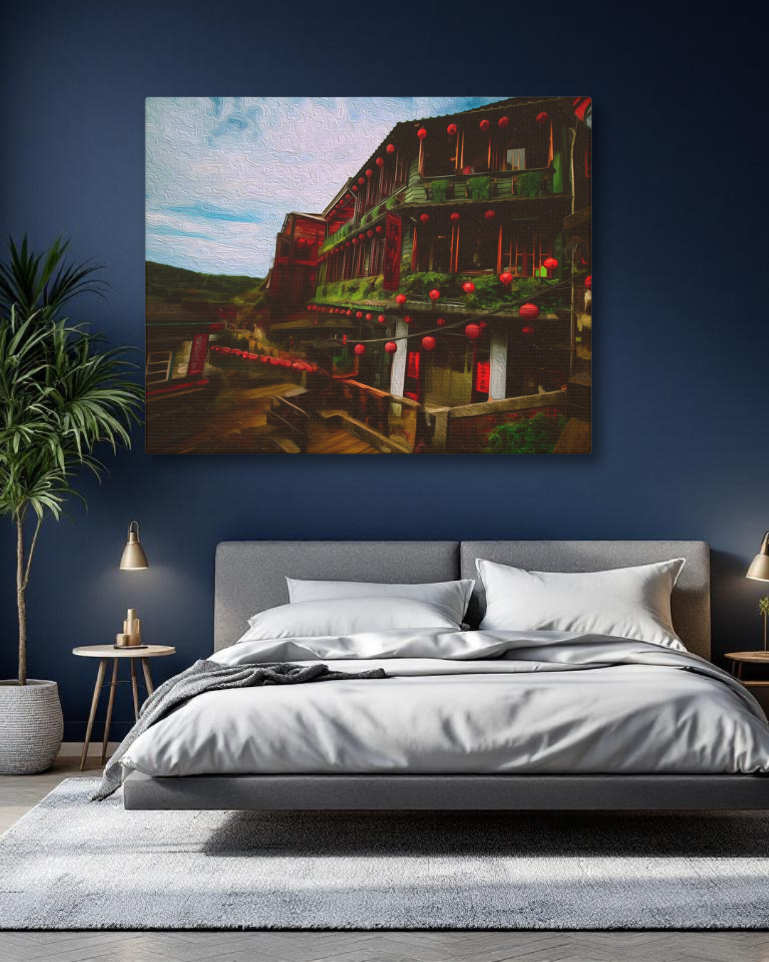 Jiufen, Taiwan | Jiufen Mountain Village | Original Series Gallery Canvas detail