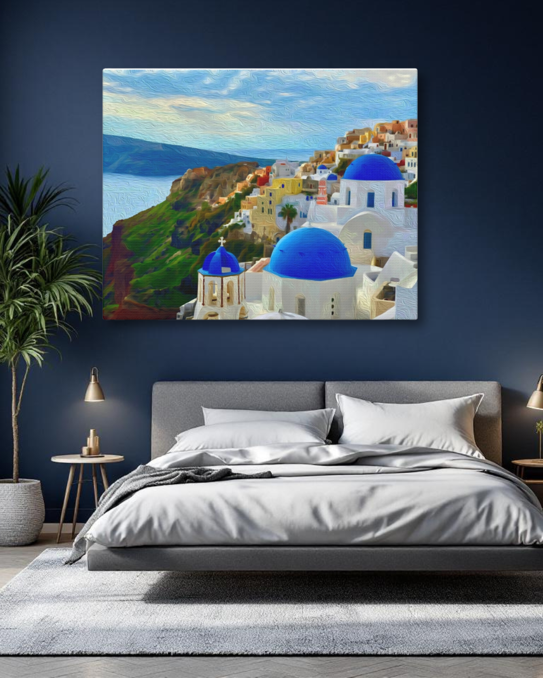 Blue Dome — Oia, Santorini, study 1