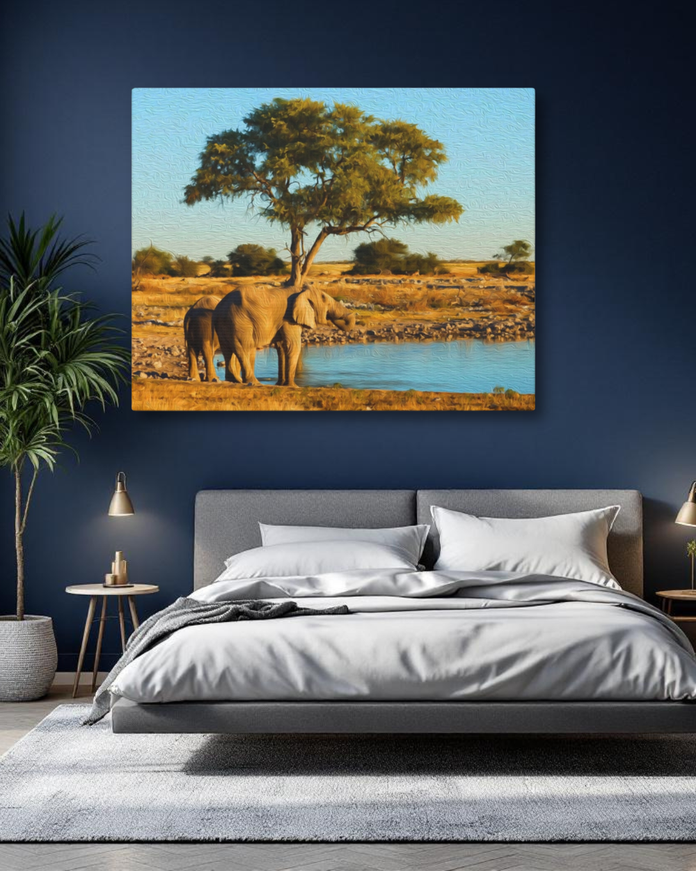 Maun, Botswana | Original Series Gallery Canvas detail