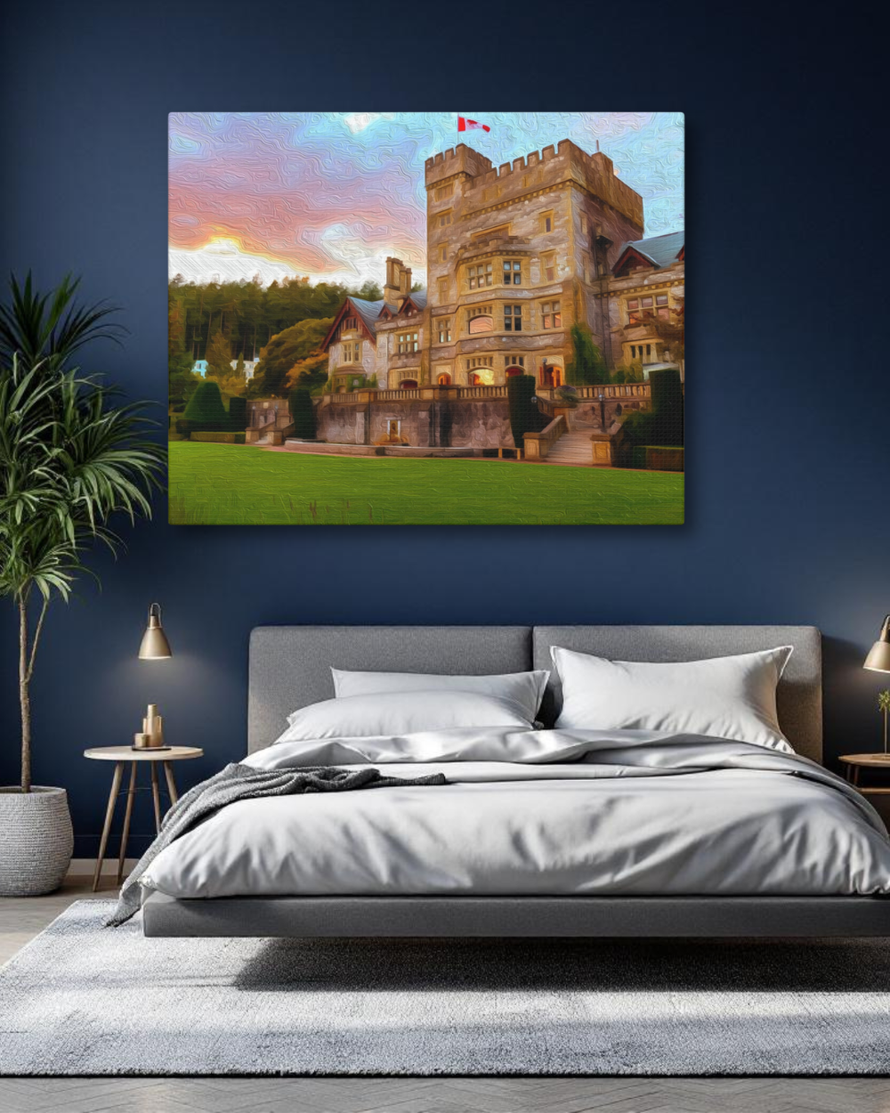 Victoria, British Columbia | Original Series Gallery Canvas | The Painted Passport® detail