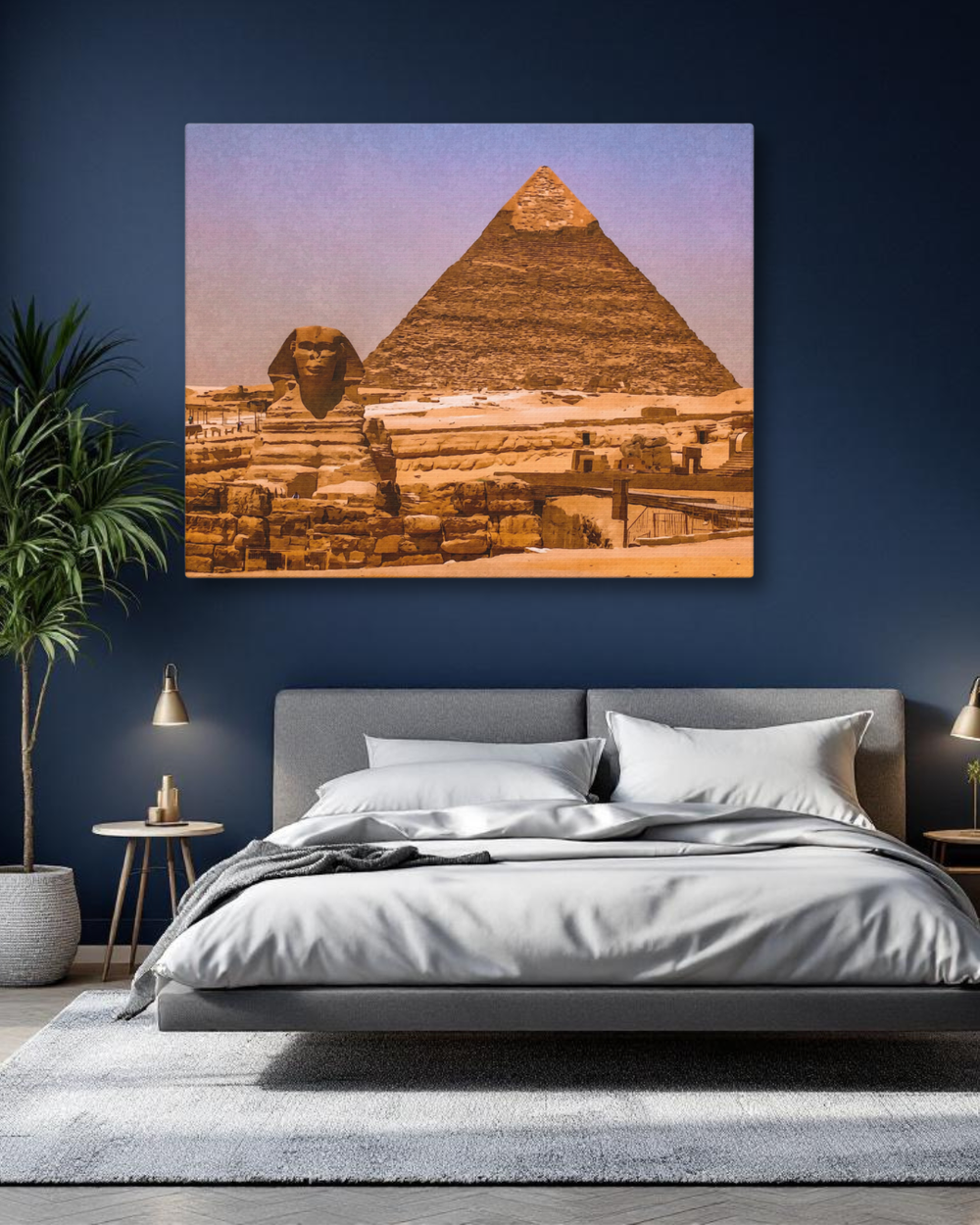 Pyramids of Giza, Egypt | Original Series Gallery Canvas detail