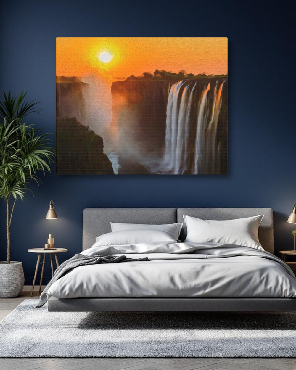 Victoria Falls, Zimbabwe | Original Series Gallery Canvas detail