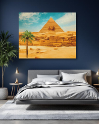 Pyramids of Giza, Egypt | Original Series Gallery Canvas — study 1 thumbnail