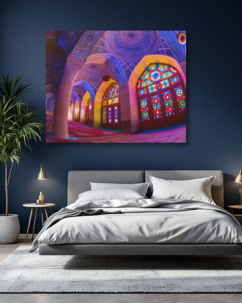 Shiraz, Iran | Nasir al-Mulk Mosque Interior | Original Series Gallery Canvas detail