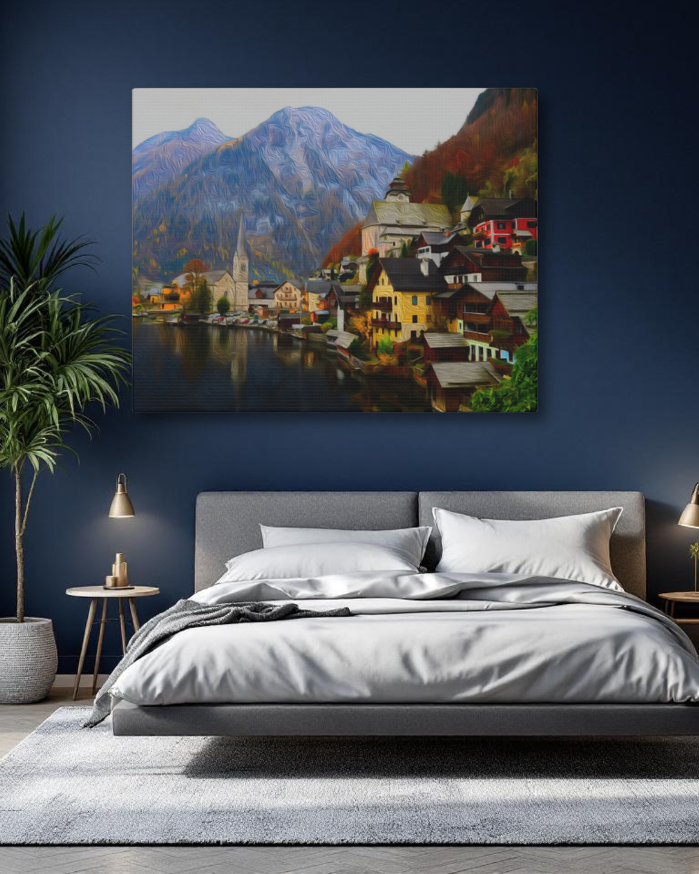 Hallstatt, Austria | Original Series Gallery Canvas detail