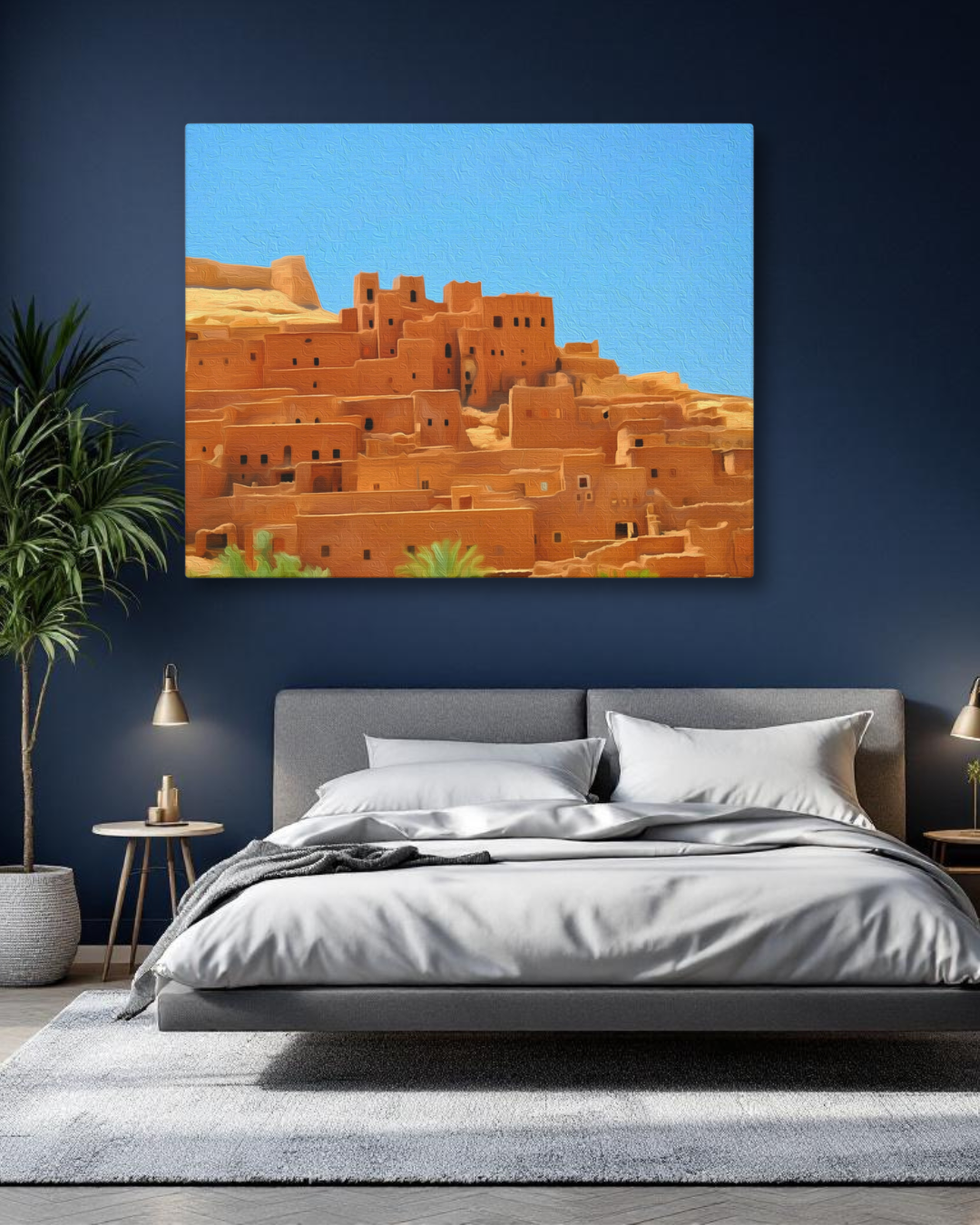 Ait Benhaddou, Morocco | Ancient Fortified Village | Original Series Gallery Canvas detail