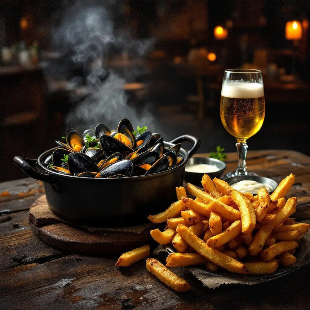 Local cuisine study in Bruges, Belgium