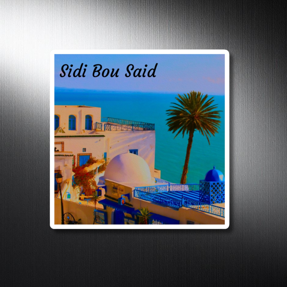 Sidi Bou Said, Tunisia | Original Series Decorative Magnet