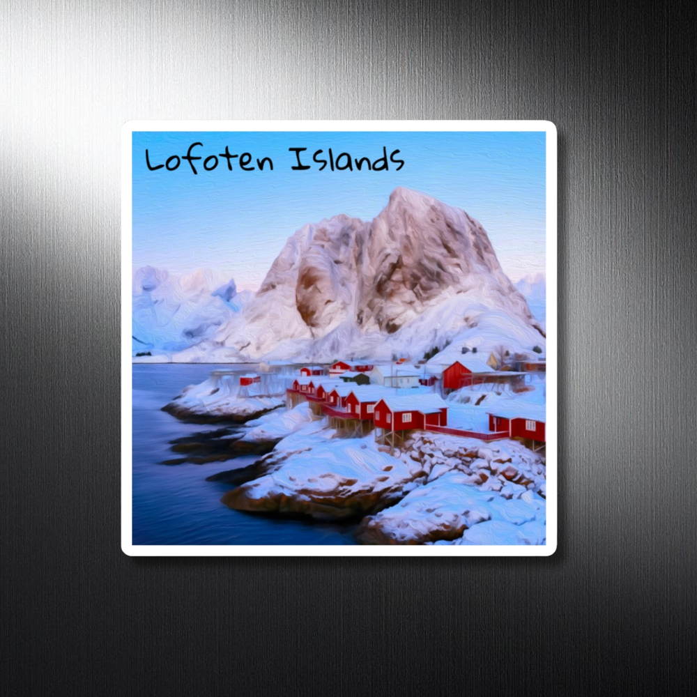 Lofoten Islands, Norway | Original Series Decorative Magnet | The Painted Passport®