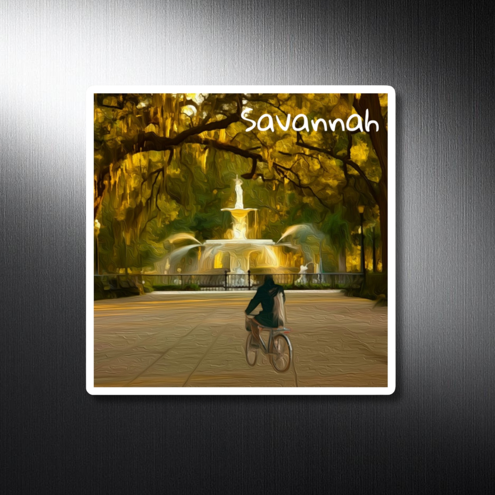 Savannah, Georgia | Forsyth Park | Original Series Decorative Magnet