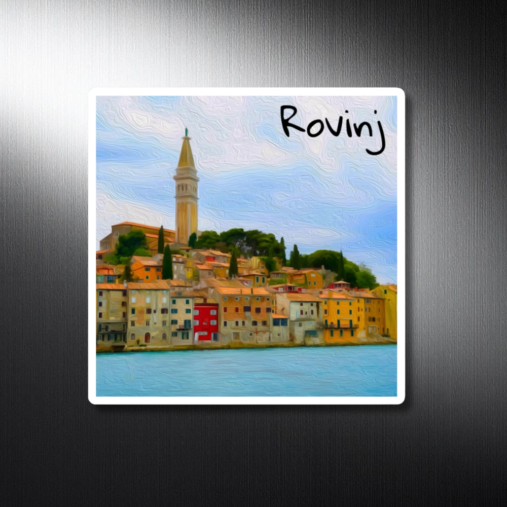 Rovinj, Croatia | Rovinj Coastal Town View | Original Series Decorative Magnet