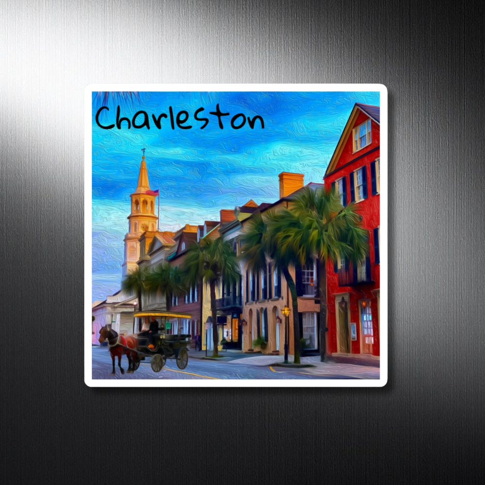Charleston, South Carolina | Original Series Decorative Magnet | The Painted Passport®