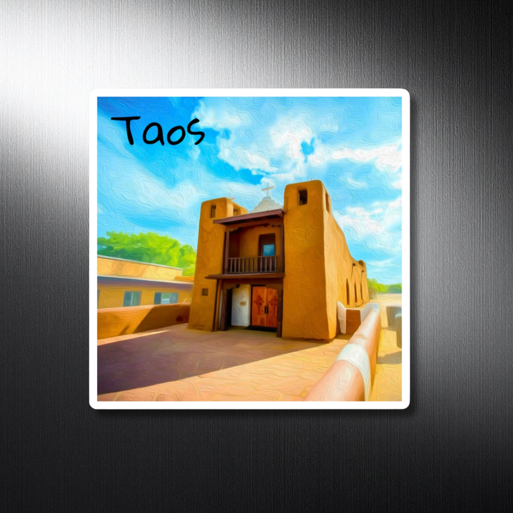 Taos, New Mexico | Original Series Decorative Magnet | The Painted Passport®