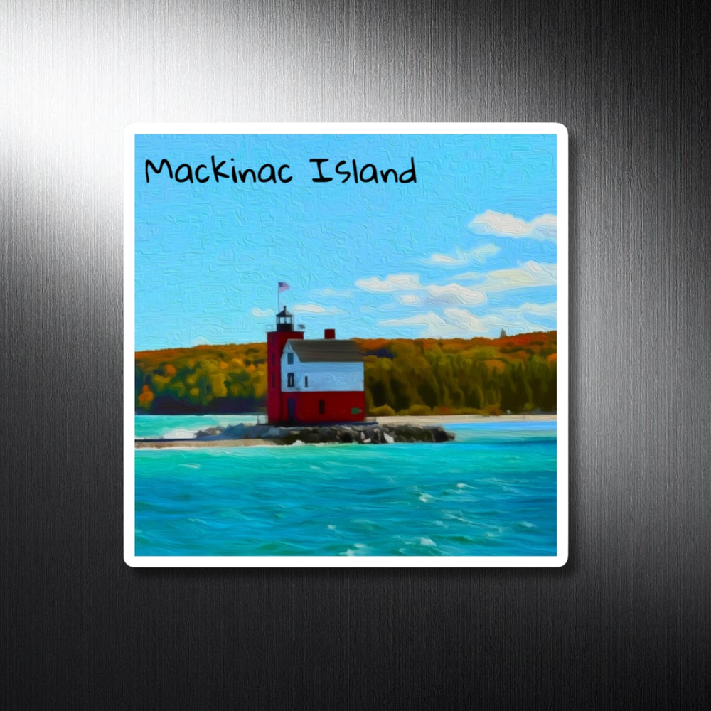 Mackinac Island, Michigan | Original Series Decorative Magnet | The Painted Passport®