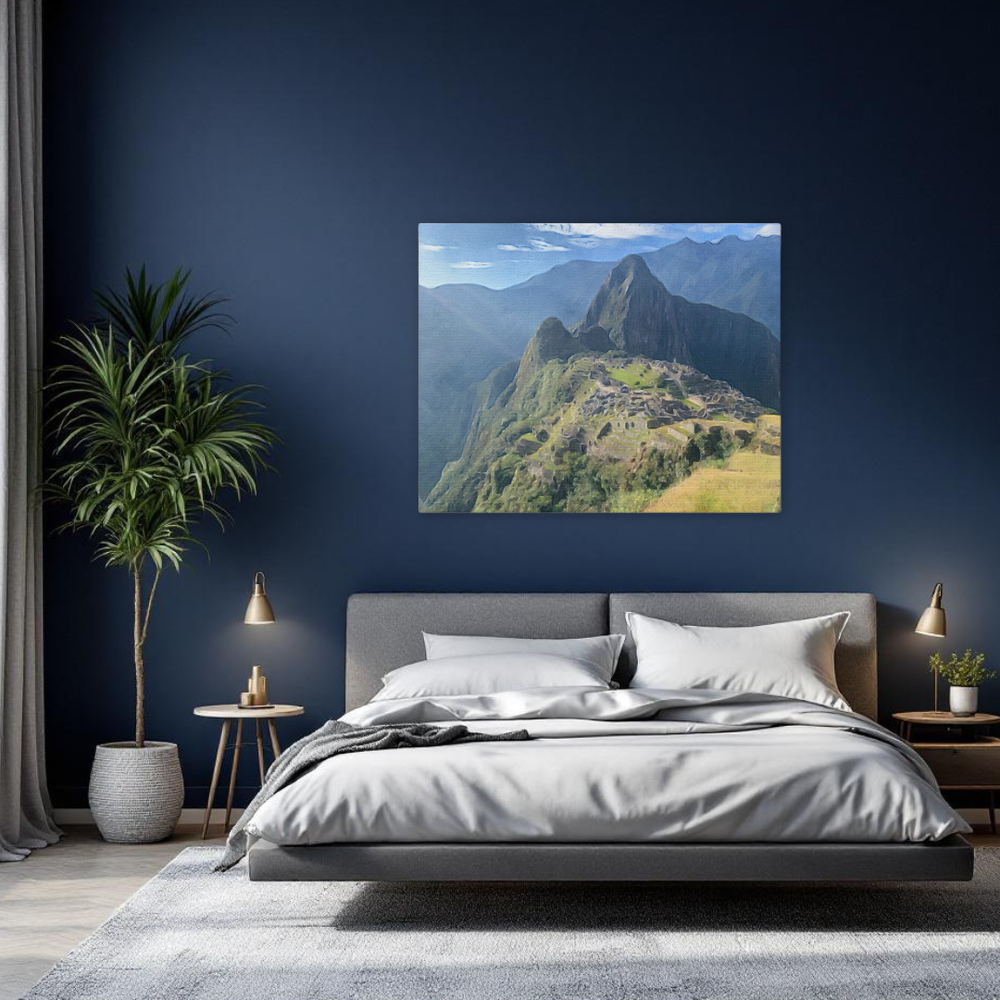 Machu Picchu, Peru | Original Series Canvas detail