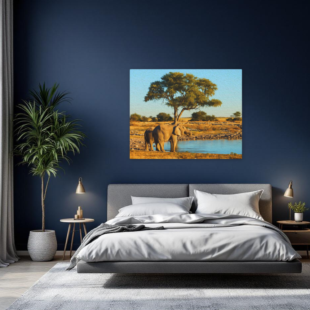 Maun, Botswana | Original Series Gallery Canvas detail