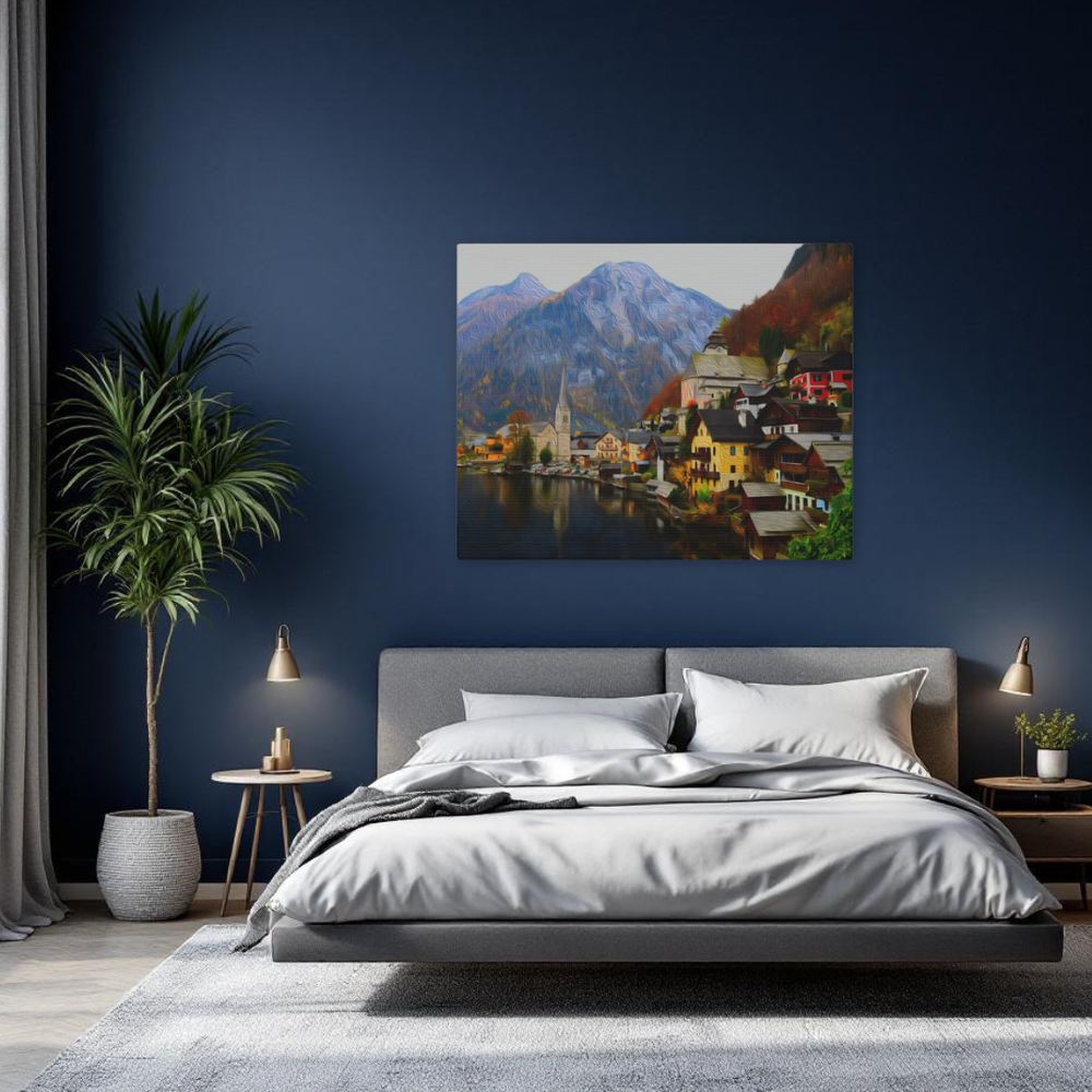 Hallstatt, Austria | Original Series Gallery Canvas detail