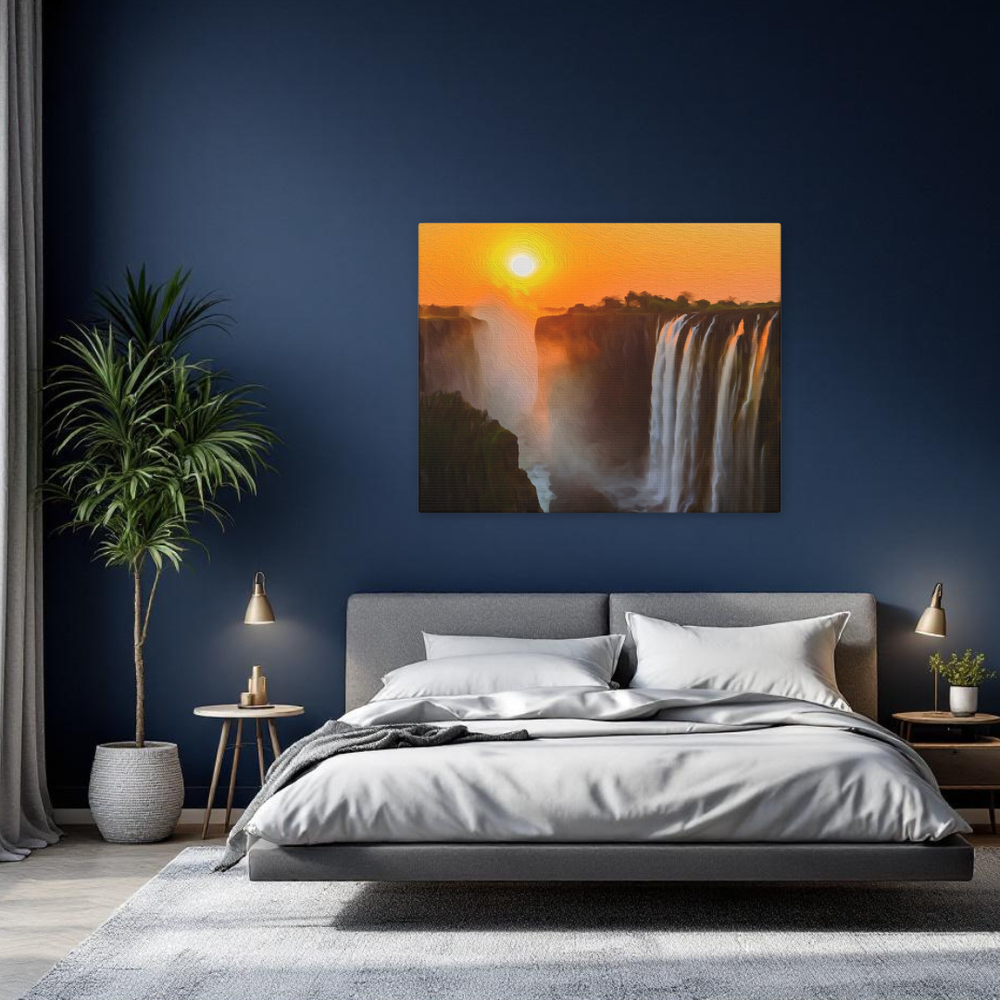 Victoria Falls, Zimbabwe | Original Series Gallery Canvas detail
