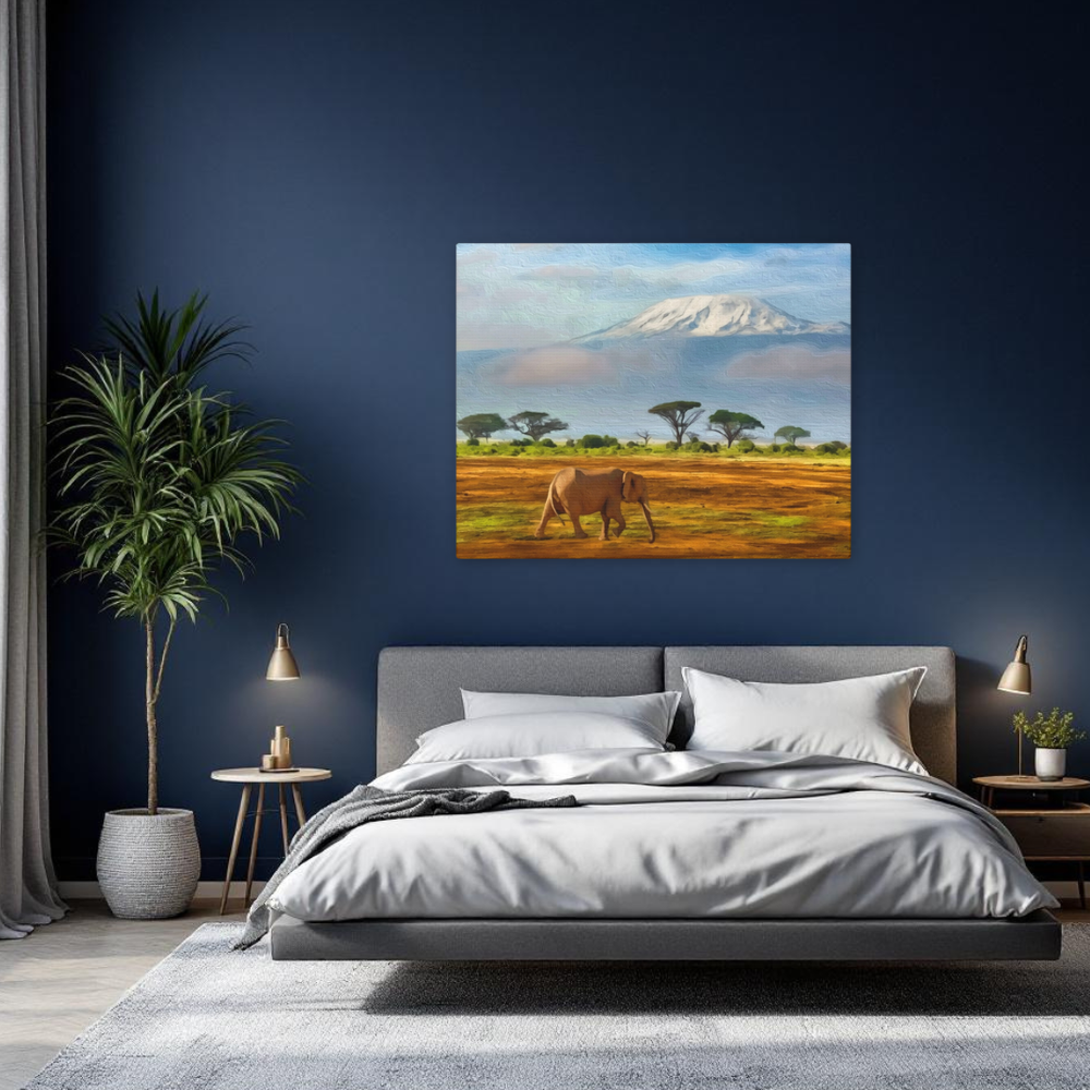 Amboseli, Kenya | Original Series Gallery Canvas detail