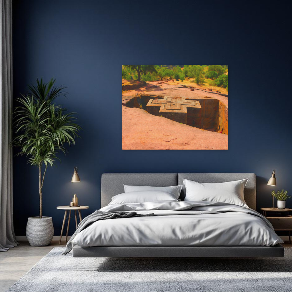 Lalibela, Ethiopia | Original Series Gallery Canvas detail