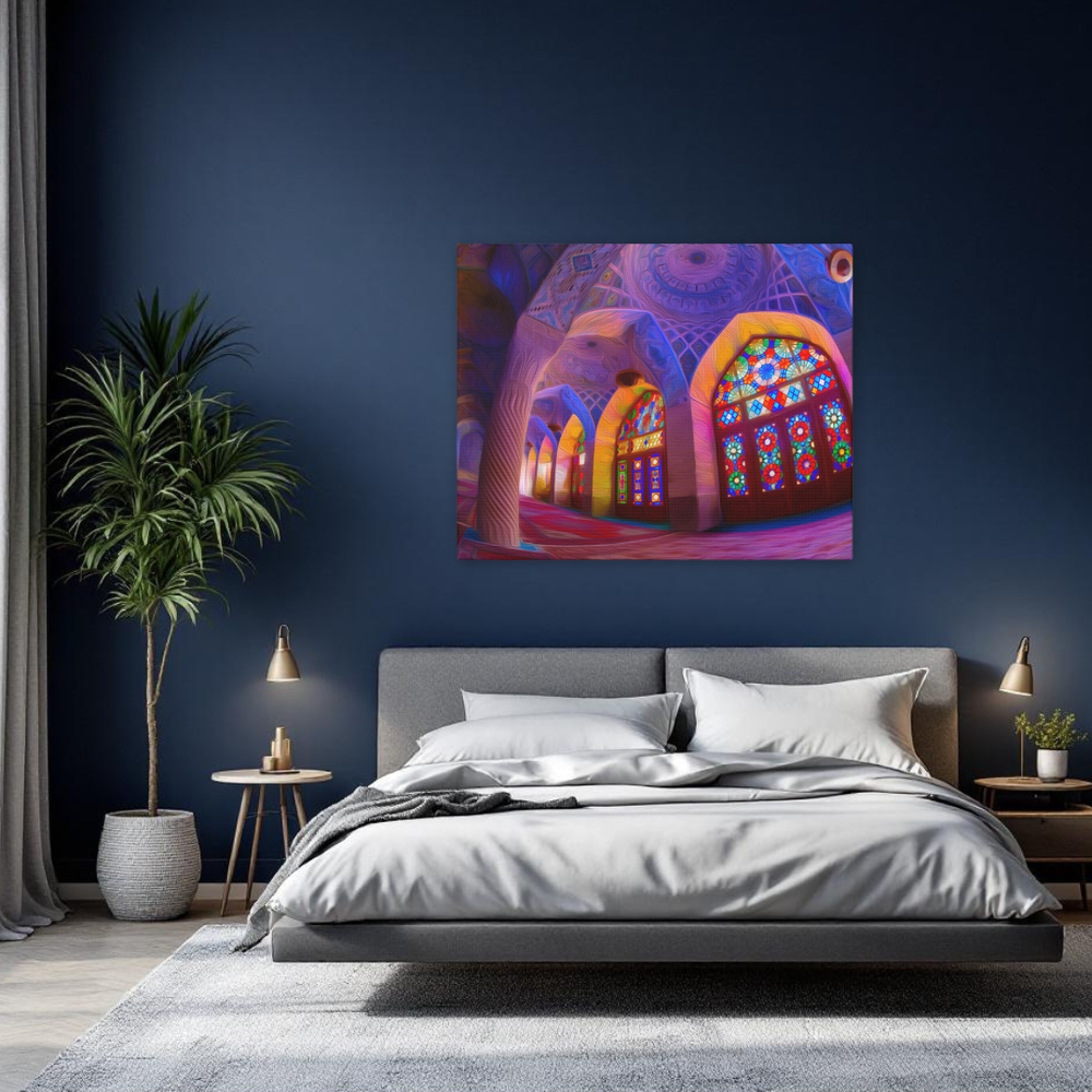 Shiraz, Iran | Nasir al-Mulk Mosque Interior | Original Series Gallery Canvas detail