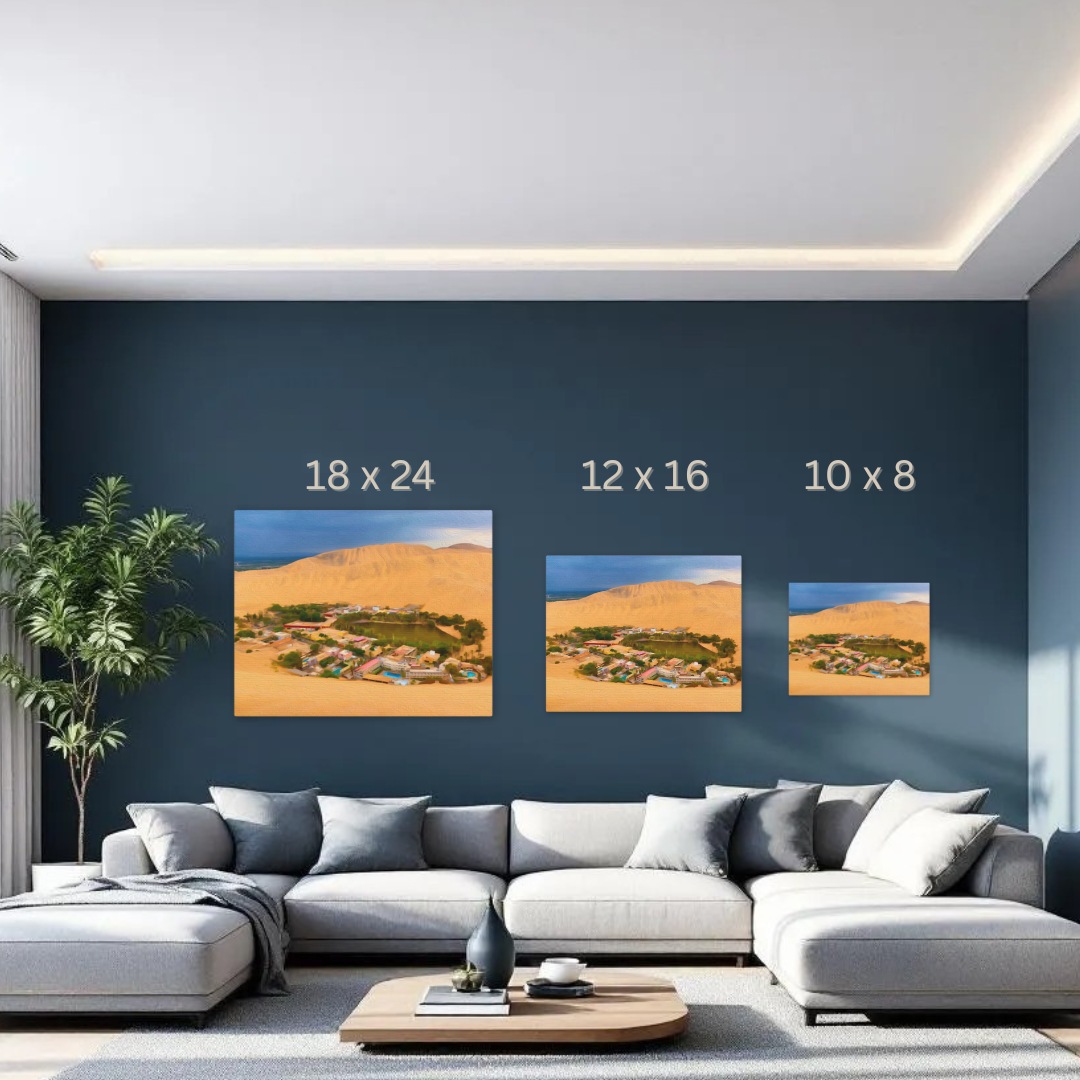 Huacachina, Peru | Original Series Canvas — Huacachina, Peru, study 3