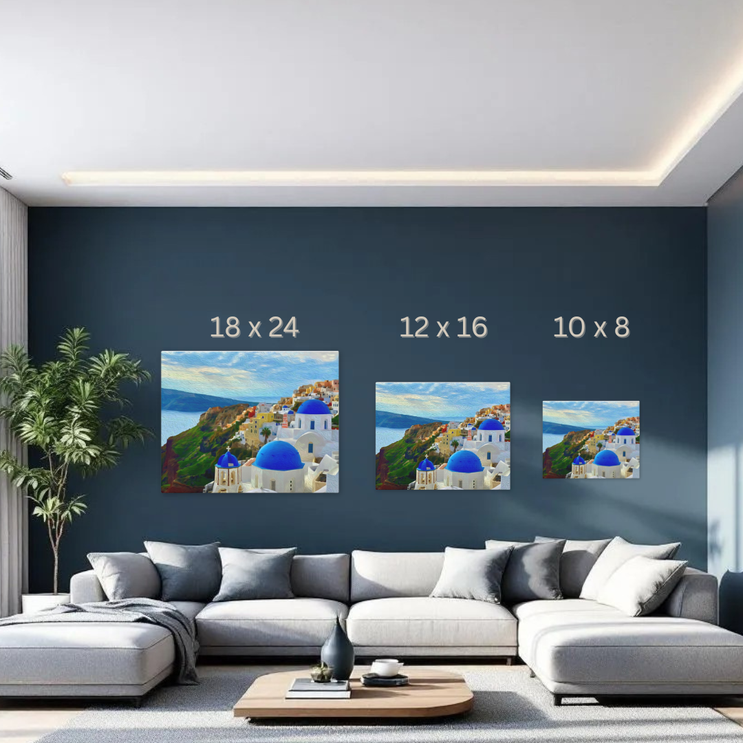Blue Dome — Oia, Santorini Study No. 3