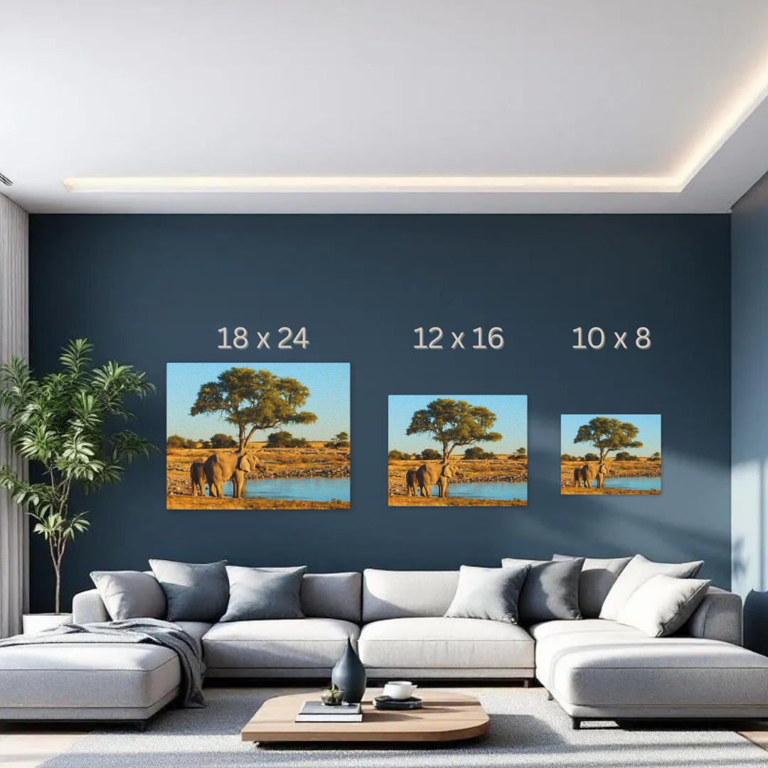 Maun, Botswana | Original Series Gallery Canvas — Maun, Botswana Study No. 3