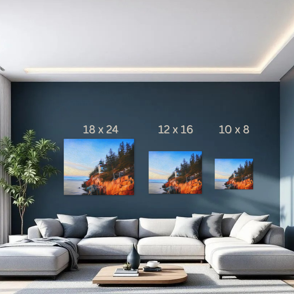 Bar Harbor, Maine | Original Series Gallery Canvas | The Painted Passport® detail