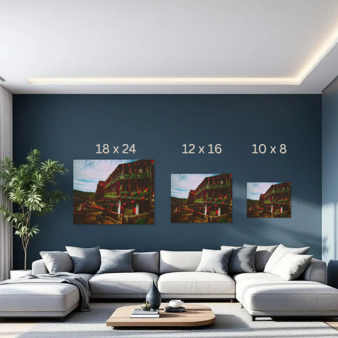 Jiufen, Taiwan | Jiufen Mountain Village | Original Series Gallery Canvas detail