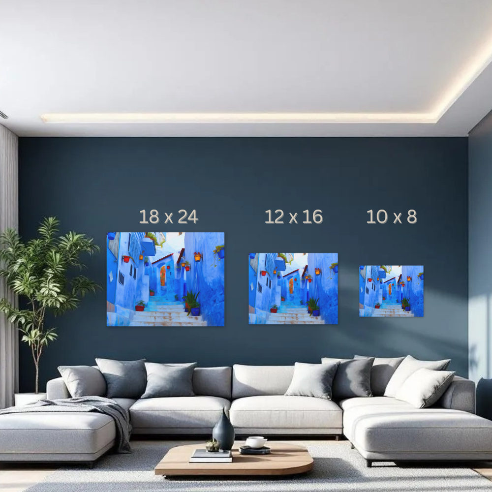 Chefchaouen, Morocco | Original Series Gallery Canvas detail