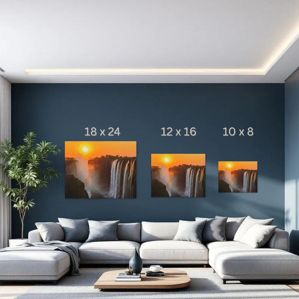 Victoria Falls, Zimbabwe | Original Series Gallery Canvas detail