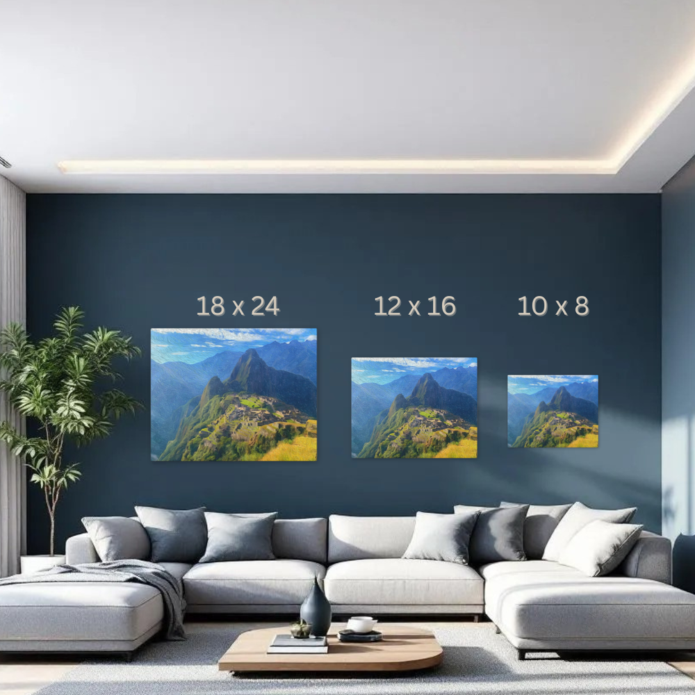 Machu Picchu, Peru | Original Series Canvas detail