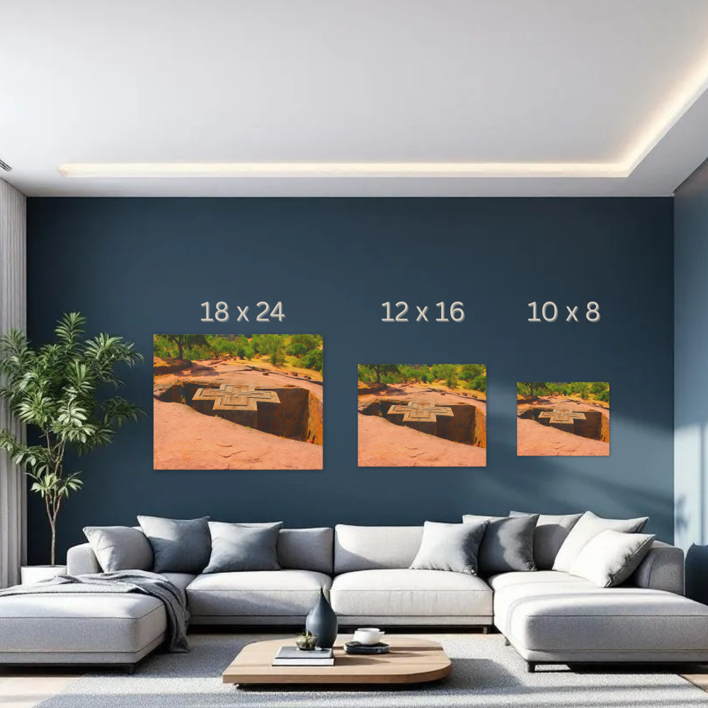 Lalibela, Ethiopia | Original Series Gallery Canvas detail