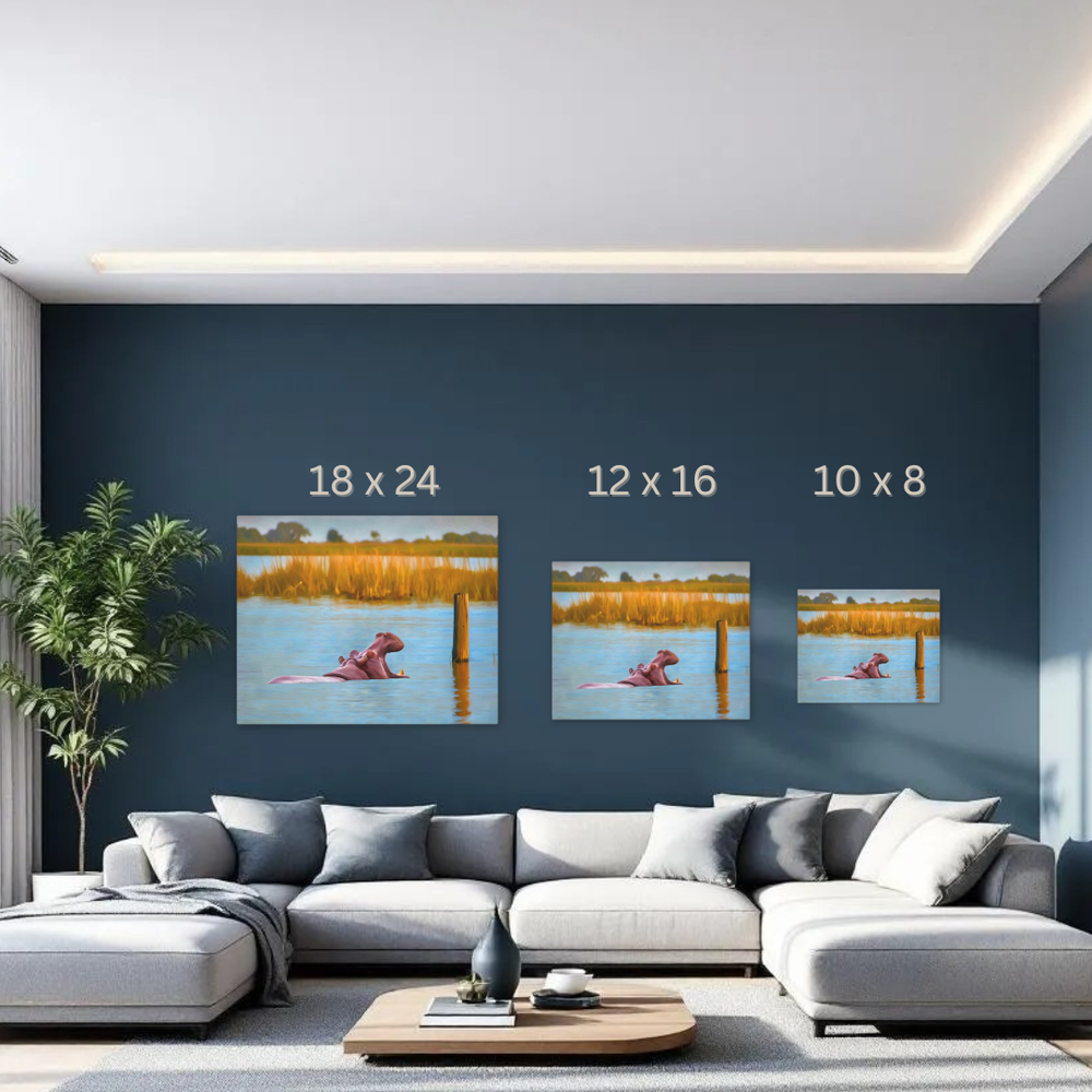 Maun, Botswana | Original Series Gallery Canvas detail