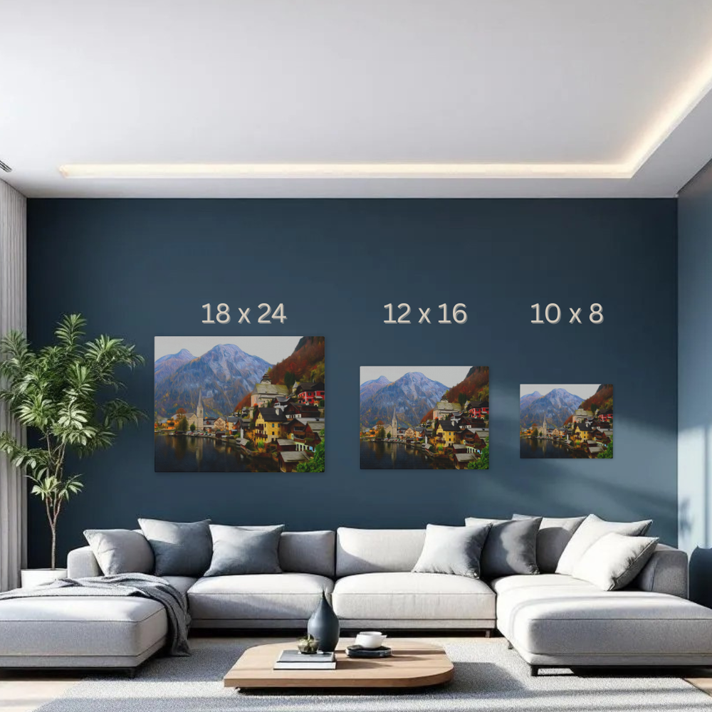 Hallstatt, Austria | Original Series Gallery Canvas detail