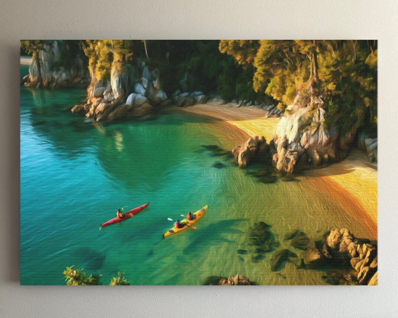 Coastal Kayaking Crystal Waters — Abel Tasman National Park, New Zealand
