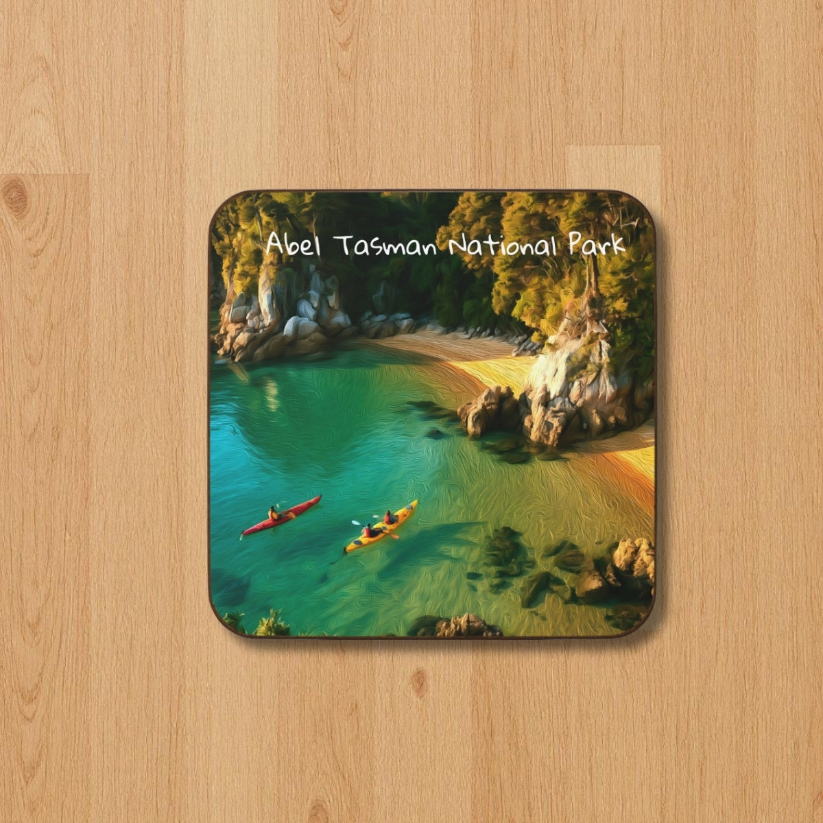 Coastal Kayaking Crystal Waters — Abel Tasman National Park, New Zealand, study 1