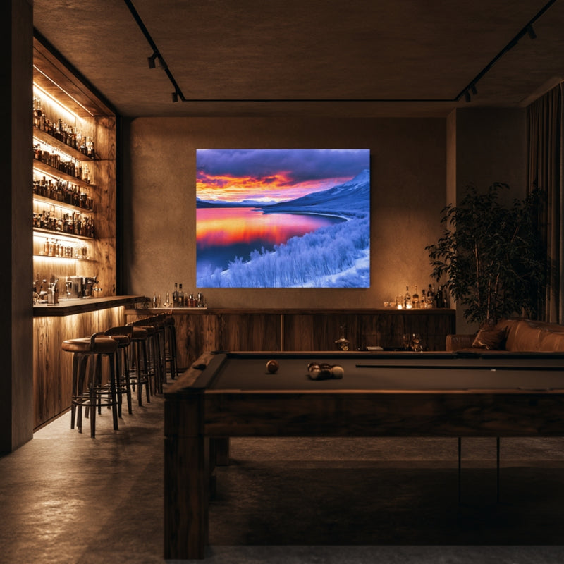 Abisko Lake Tornetrask Sunset — Abisko, Sweden, view 7